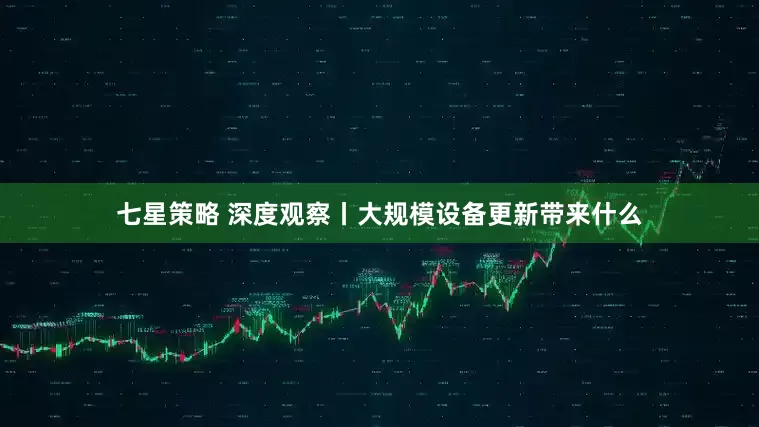 七星策略 深度观察丨大规模设备更新带来什么