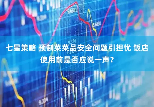 七星策略 预制菜菜品安全问题引担忧 饭店使用前是否应说一声？